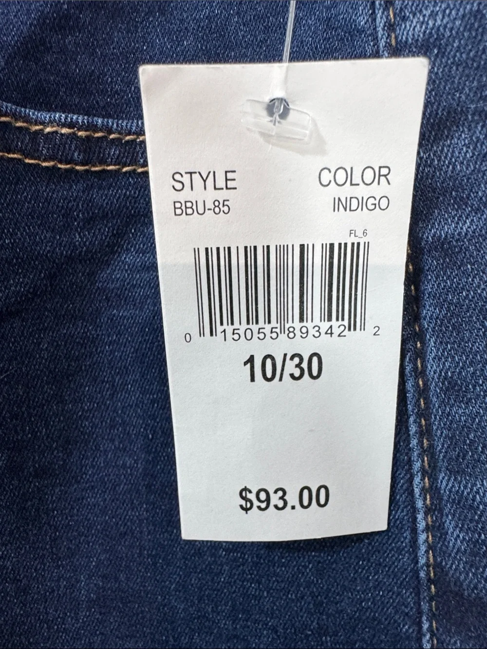 Bebe Dark Blue Cargo Distressed Wide Leg Jeans - Size 10/30